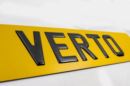 3D Gel Number plates