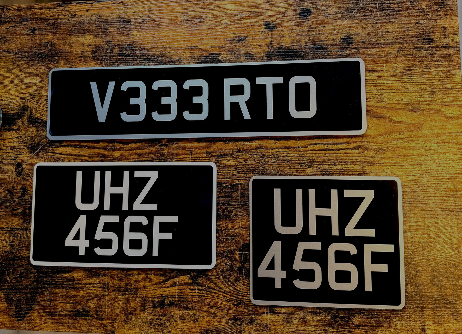 3d gel number plates