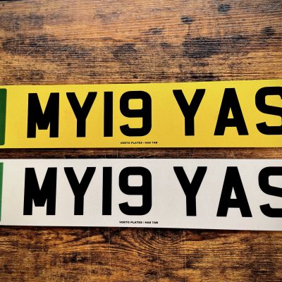 electric number plates