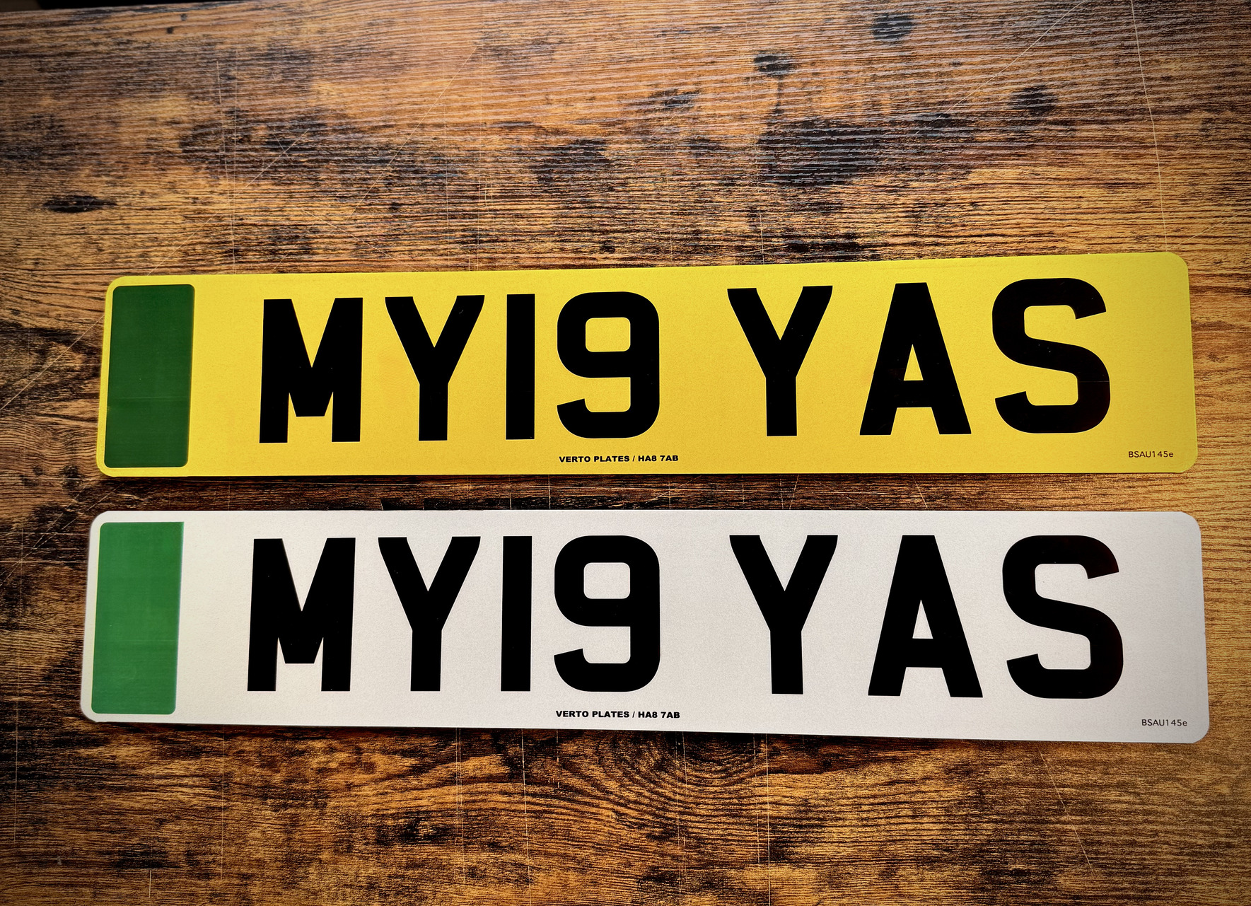 electric number plates