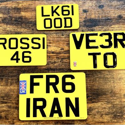 motorbikes number plates