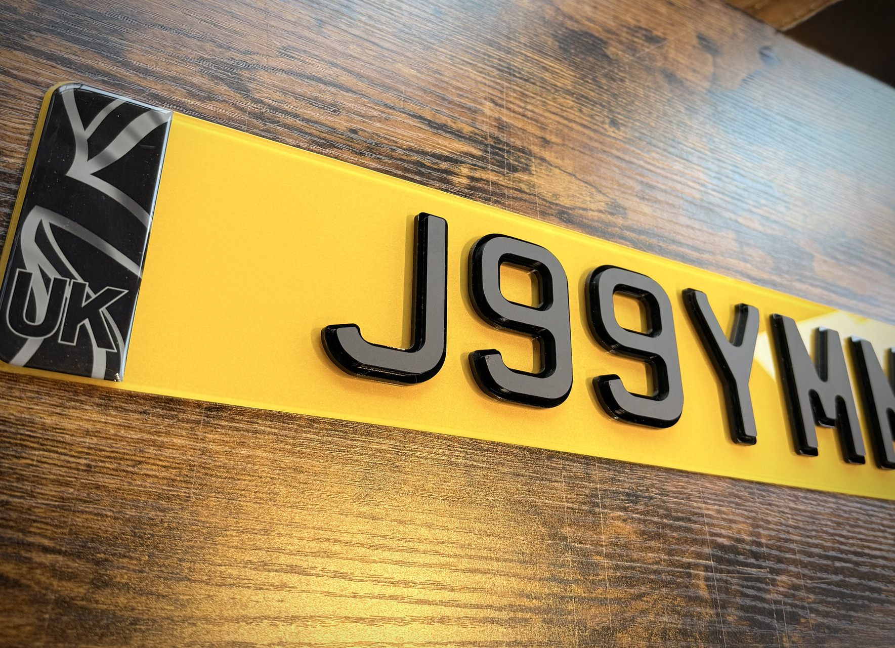 stacked number plate stacked number plate