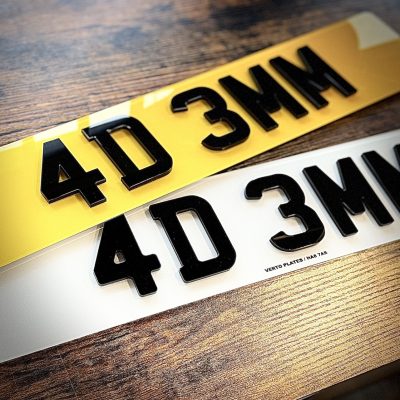 4d number plates