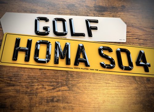 4d retro number plates