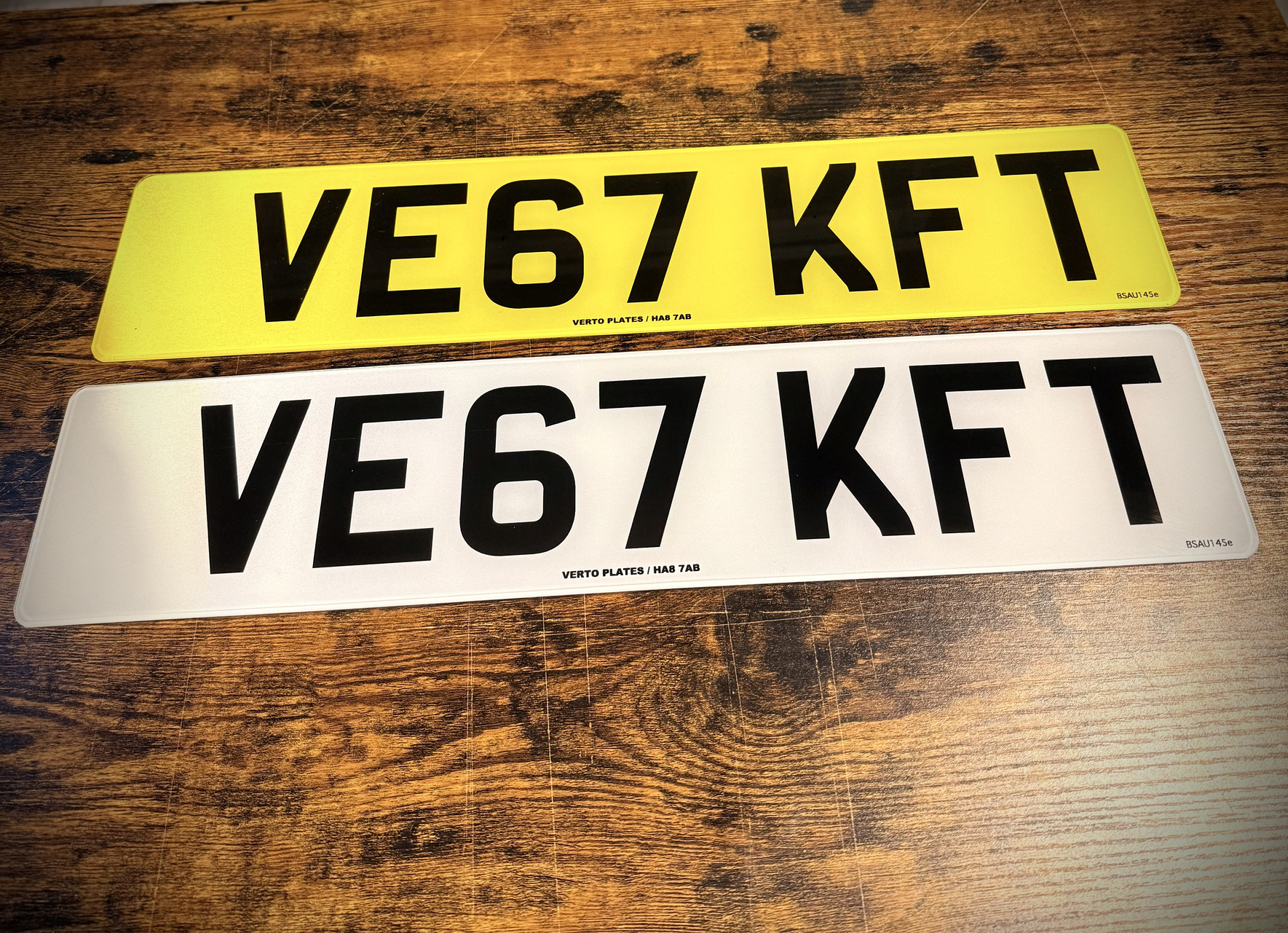 uk standard car number plates
